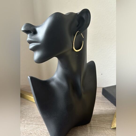 Bohemian half hoop earrings A511 - Picture 2 of 3